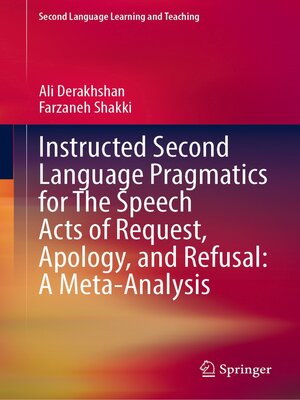cover image of Instructed Second Language Pragmatics for the Speech Acts of Request, Apology, and Refusal